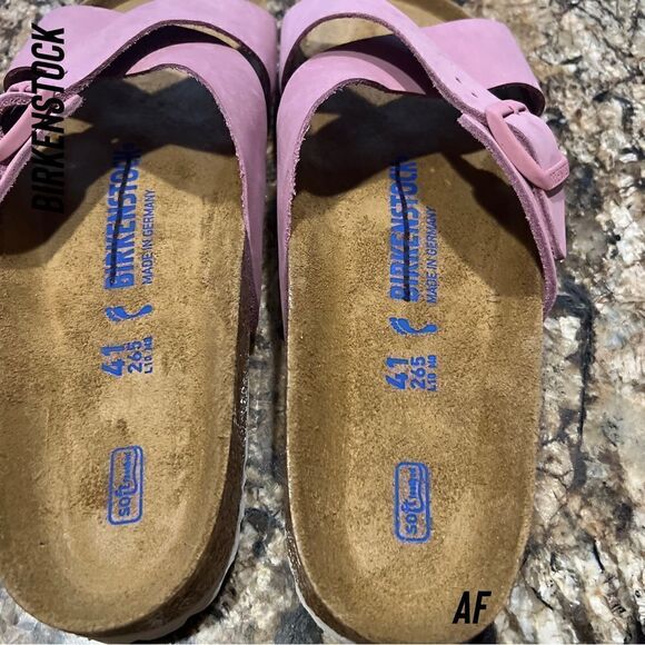 BIRKENSTOCK SIENNA CROSSOVER SANDALS IN ORCHID PURPLE NEW - Picture 2 of 4